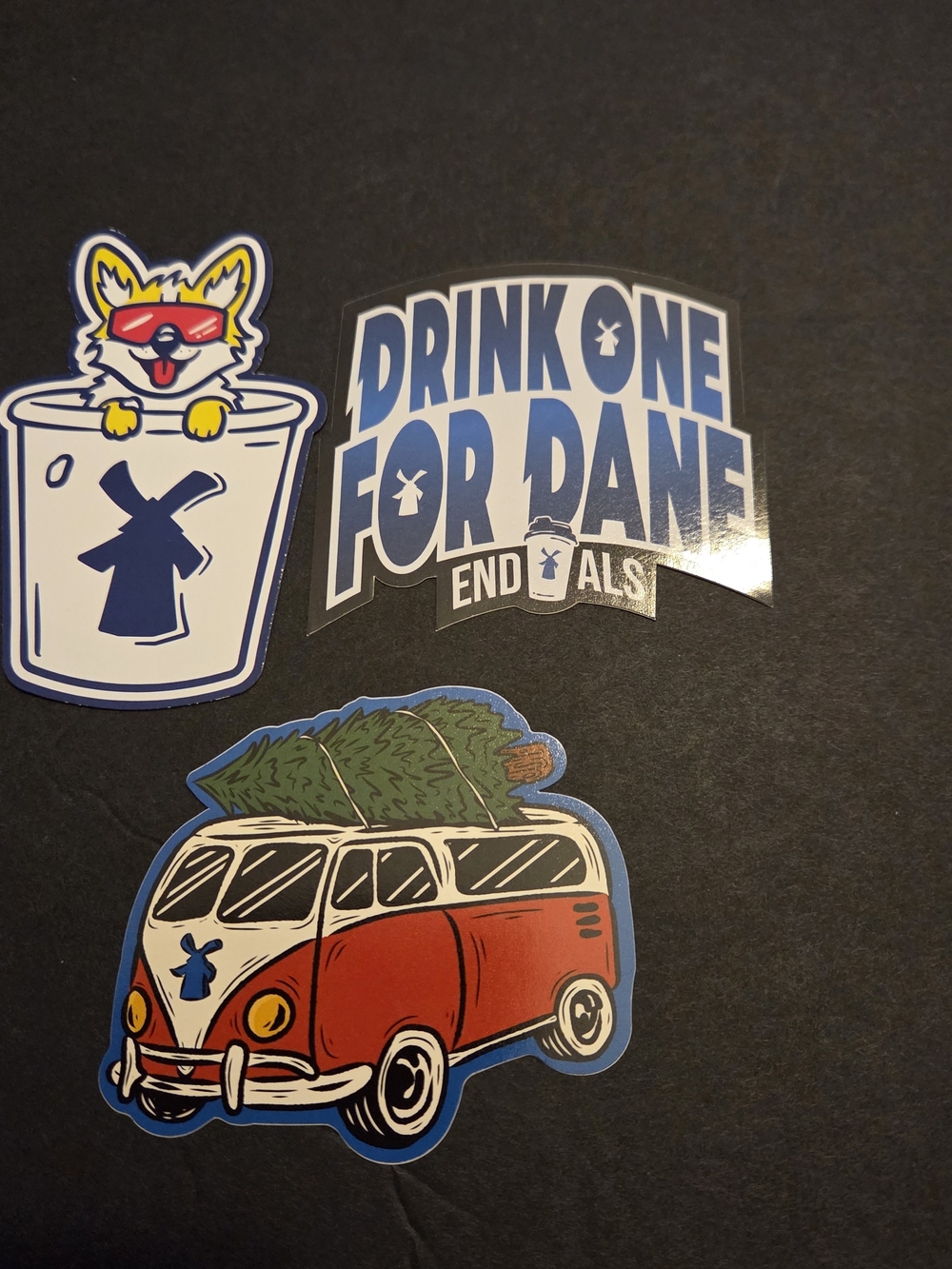 Dutch Bros 2 Stickers And 1 Magnet